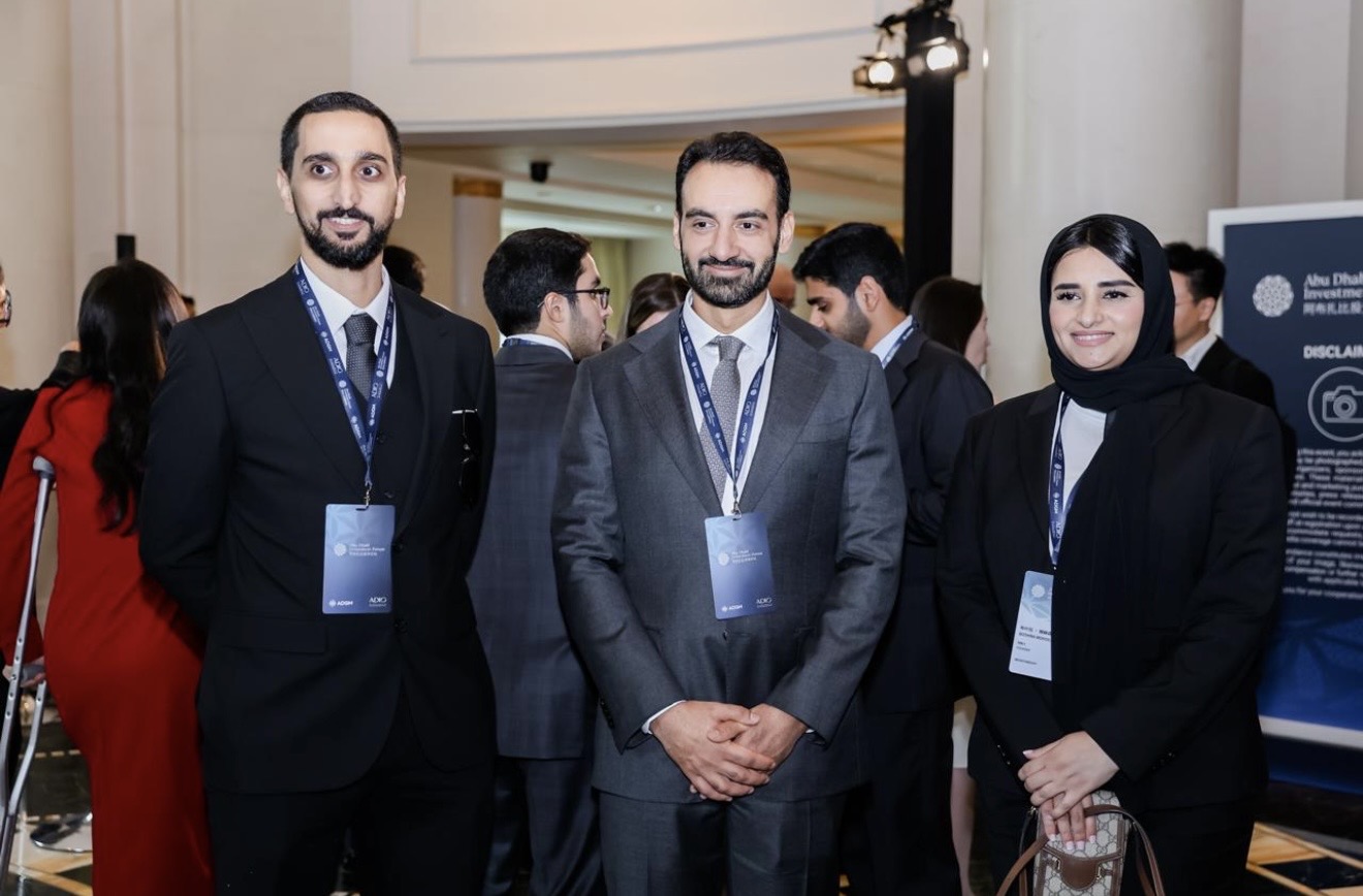 BrontoBright with H.E. Ali Mohamed Al Marzooqi, Director General of the Abu Dhabi Chamber, at an official UAE delegation